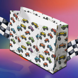 Fun Monster Trucks Birthday  Große Geschenktüte