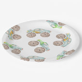 Fun Monster Trucks Geburtstagspapier-Teller Pappteller (Schrägansicht)