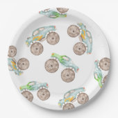 Fun Monster Trucks Geburtstagspapier-Teller Pappteller (Vorderseite)