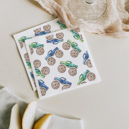 Fun Monster Trucks Papier Cup Serviette
