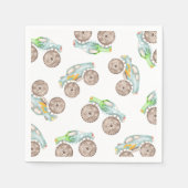 Fun Monster Trucks Papier Cup Serviette (Vorderseite)