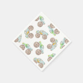 Fun Monster Trucks Papier Cup Serviette (Ecke)