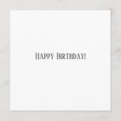 Fun Monsters Geburtstagskarte Hinweiskarte (Rückseite)