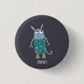 Fun Monsters Personalisiert Button (Vorderseite)
