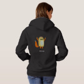 Fun Monsters Personalisiert Hoodie (Schwarz voll)