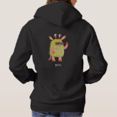 Fun Monsters Personalisiert Hoodie (Rückseite)