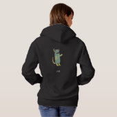 Fun Monsters Personalisiert Hoodie (Schwarz voll)