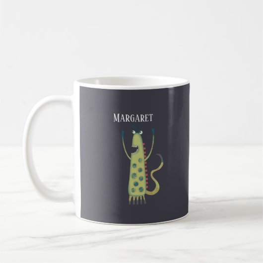 Fun Monsters Personalisiert Kaffeetasse (Links)