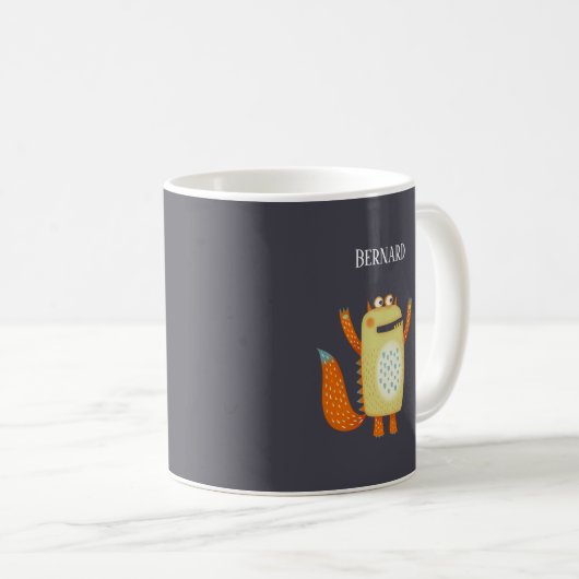 Fun Monsters Personalisiert Kaffeetasse (VorderseiteRechts)