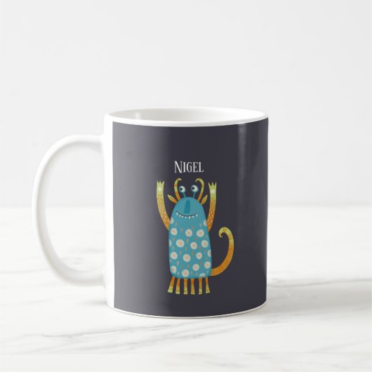 Fun Monsters Personalisiert Kaffeetasse (Links)