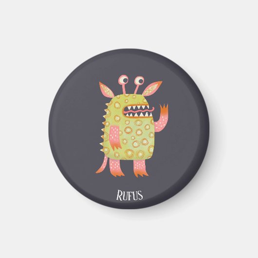 Fun Monsters Personalisiert Magnet (Vorne)