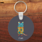 Fun Monsters Personalisiert Schlüsselanhänger (Vorderseite)