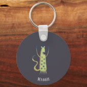 Fun Monsters Personalisiert Schlüsselanhänger (Vorderseite)