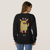 Fun Monsters Personalisiert Sweatshirt (Schwarz voll)