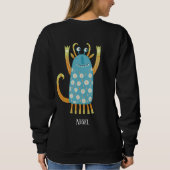 Fun Monsters Personalisiert Sweatshirt (Rückseite)
