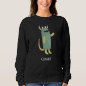 Fun Monsters Personalisiert Sweatshirt (Vorderseite)