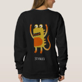 Fun Monsters Personalisiert Sweatshirt (Rückseite)