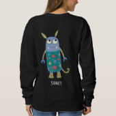 Fun Monsters Personalisiert Sweatshirt (Rückseite)