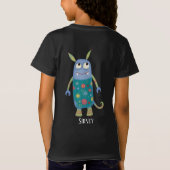 Fun Monsters Personalisiert T-Shirt (Rückseite)