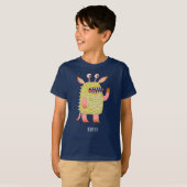 Fun Monsters Personalisiert T-Shirt (Vorne ganz)