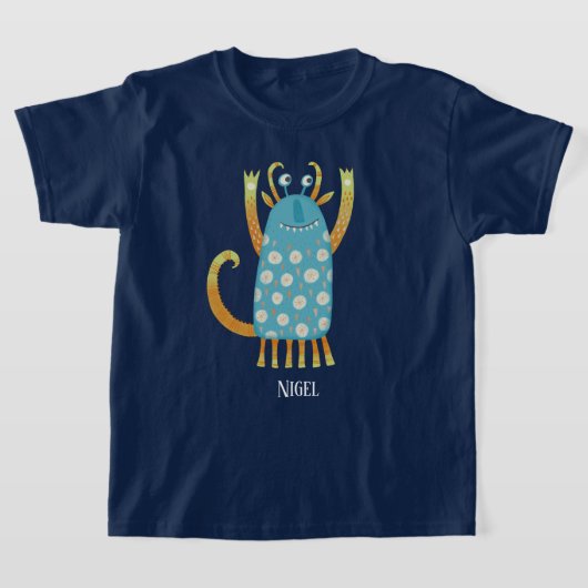 Fun Monsters Personalisiert T-Shirt (Ablage )