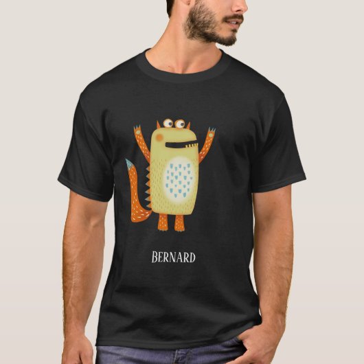 Fun Monsters Personalisiert T-Shirt (Vorderseite)