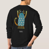 Fun Monsters Personalisiert T-Shirt (Rückseite)
