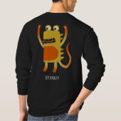 Fun Monsters Personalisiert T-Shirt (Rückseite)