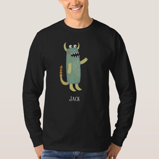 Fun Monsters Personalisiert T-Shirt (Vorderseite)