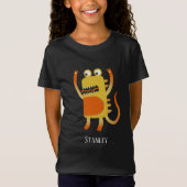 Fun Monsters Personalisiert T-Shirt (Vorderseite)