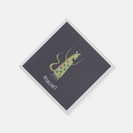 Fun Monsters Serviette (Ecke)