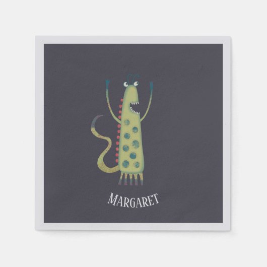 Fun Monsters Serviette (Vorderseite)