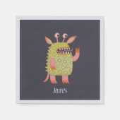 Fun Monsters Serviette (Vorderseite)