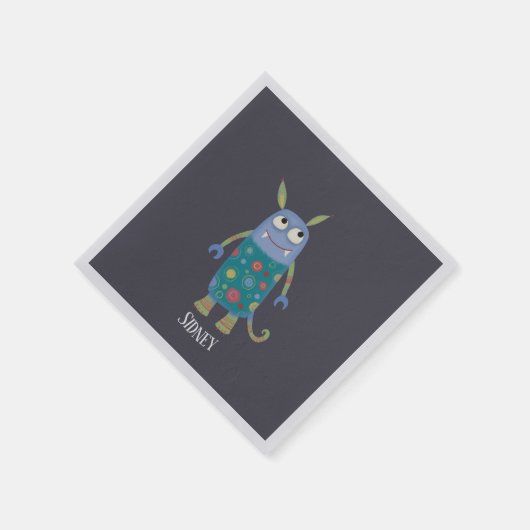 Fun Monsters Serviette (Ecke)