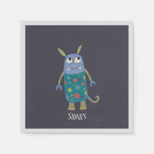Fun Monsters Serviette (Vorderseite)