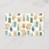 Fun Monsters Visitenkarte (Rückseite)