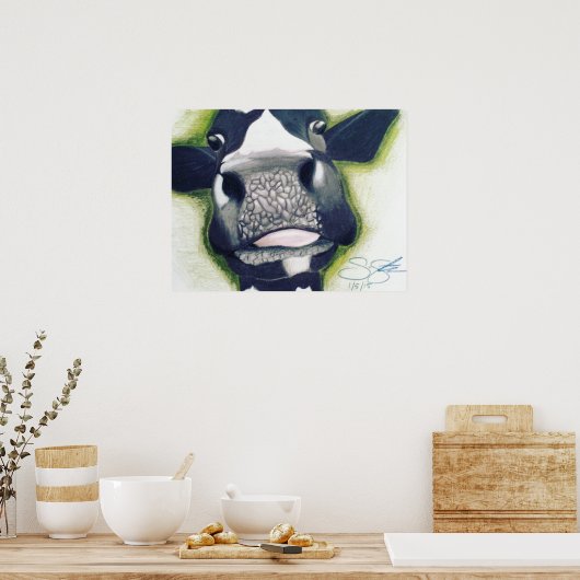 Fun Moo Cow Poster (Küche)