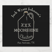 Fun Moonshine Etikett für Ihre Flaschen (Einzelnes Label)
