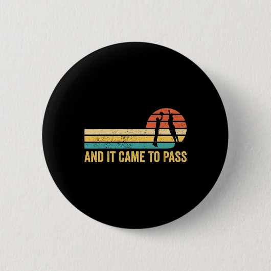 Fun Mormon Missionary LDS Basketball und es kam T Button (Vorderseite)