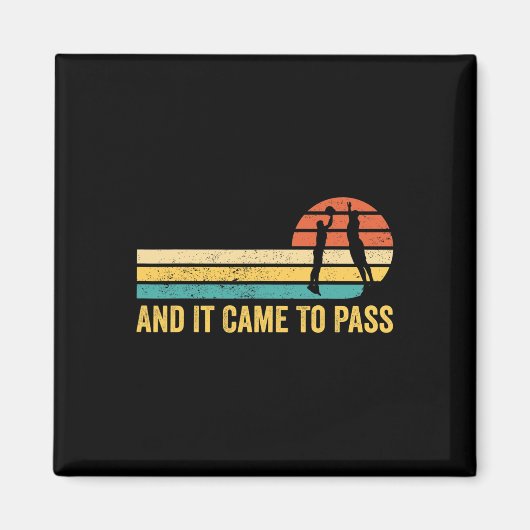 Fun Mormon Missionary LDS Basketball und es kam T Magnet (Vorne)