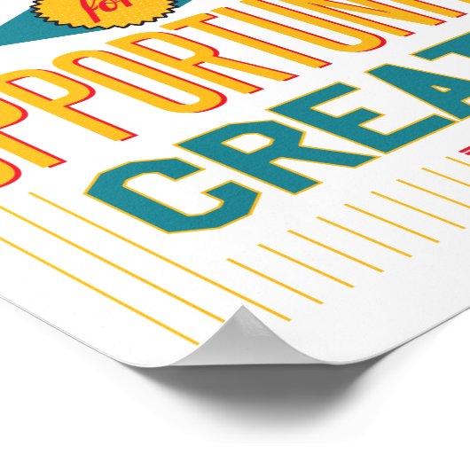 Fun Motivierend Inspiration Sprichwort Wall Poster (Ecke)