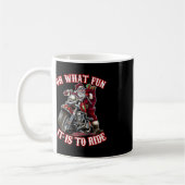 Fun Motorrad Biker Opa Weihnachten Kaffeetasse (Links)