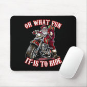 Fun Motorrad Biker Opa Weihnachten Mousepad (Mit Mouse)