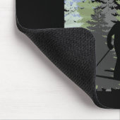 Fun Mountain Adventure Ski Squad Winter Sport Ski Mousepad (Ecke)
