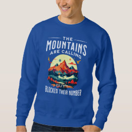 Fun Mountains, die I Blocknummer anrufen Sweatshirt