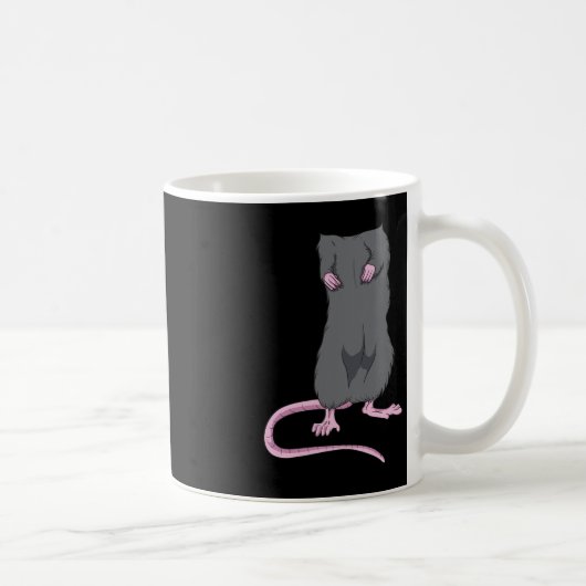 Fun Mouse Kopfloses Halloween Rat Körper Easy Kost Kaffeetasse (Rechts)