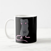 Fun Mouse Kopfloses Halloween Rat Körper Easy Kost Kaffeetasse (Links)