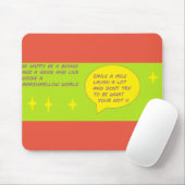 Fun Mousepad-Logo gemischt Farben Mousepad (Mit Mouse)