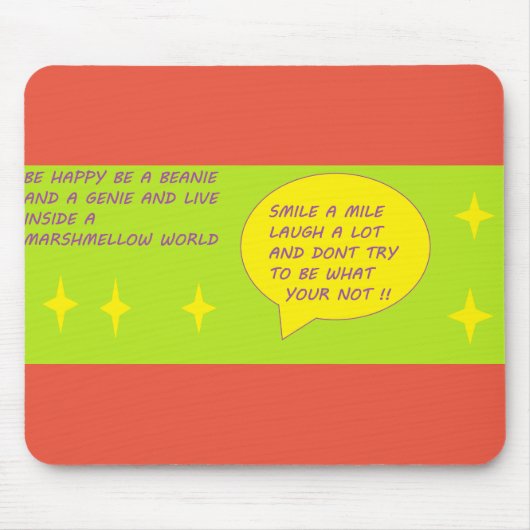 Fun Mousepad-Logo gemischt Farben Mousepad (Vorne)