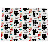 Fun Movie Liebhaber Party gekachelte Geschenktüte (Rückseite)